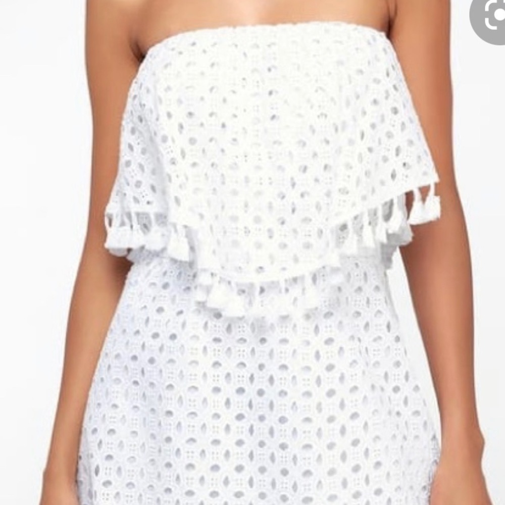 BB Dakota white mini dress